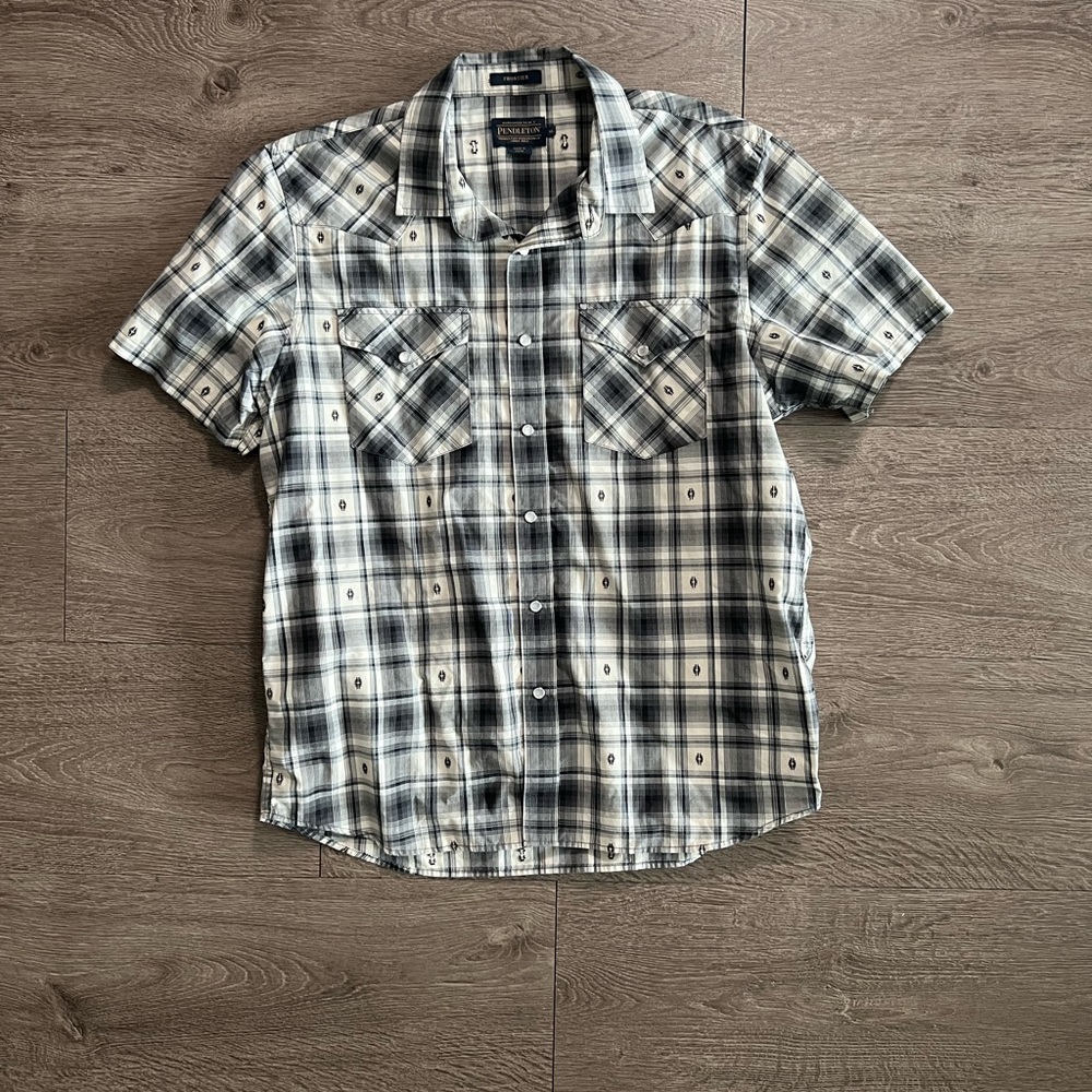 Pendleton Men’s Short Sleeve Frontier Shirt - XL